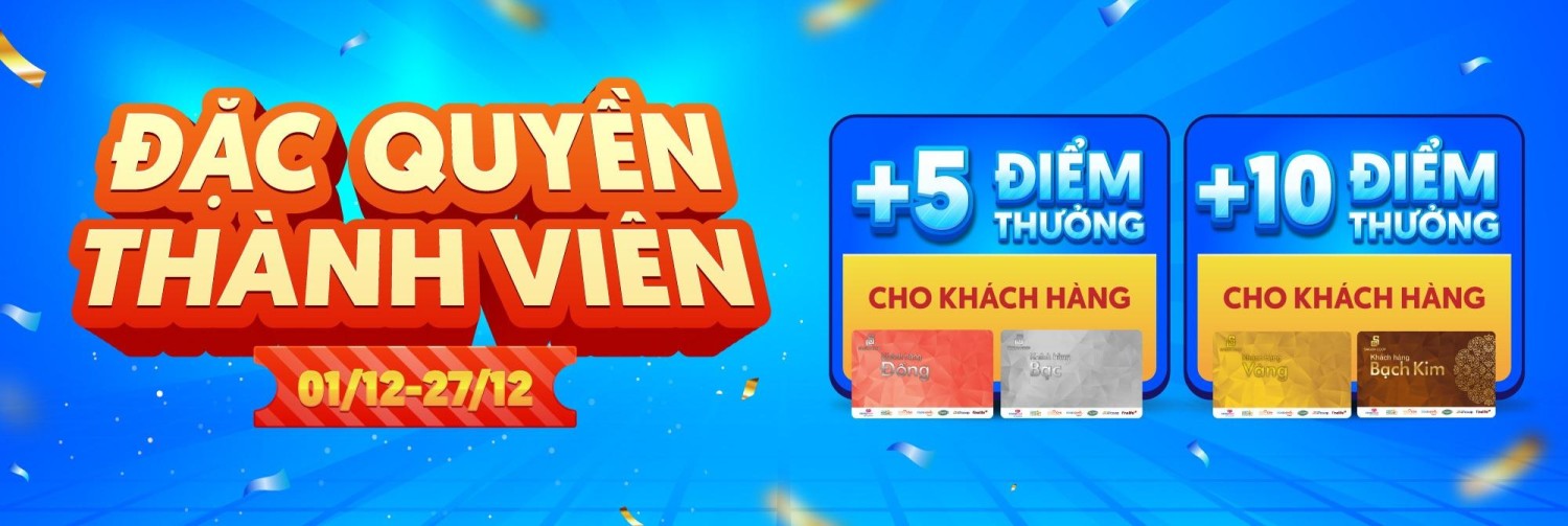 Đặc quyền thành viên – Nhận liền điểm thưởng