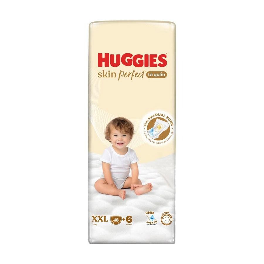 Tã quần Huggies Skin Perfect size XXL 48 + 6 miếng