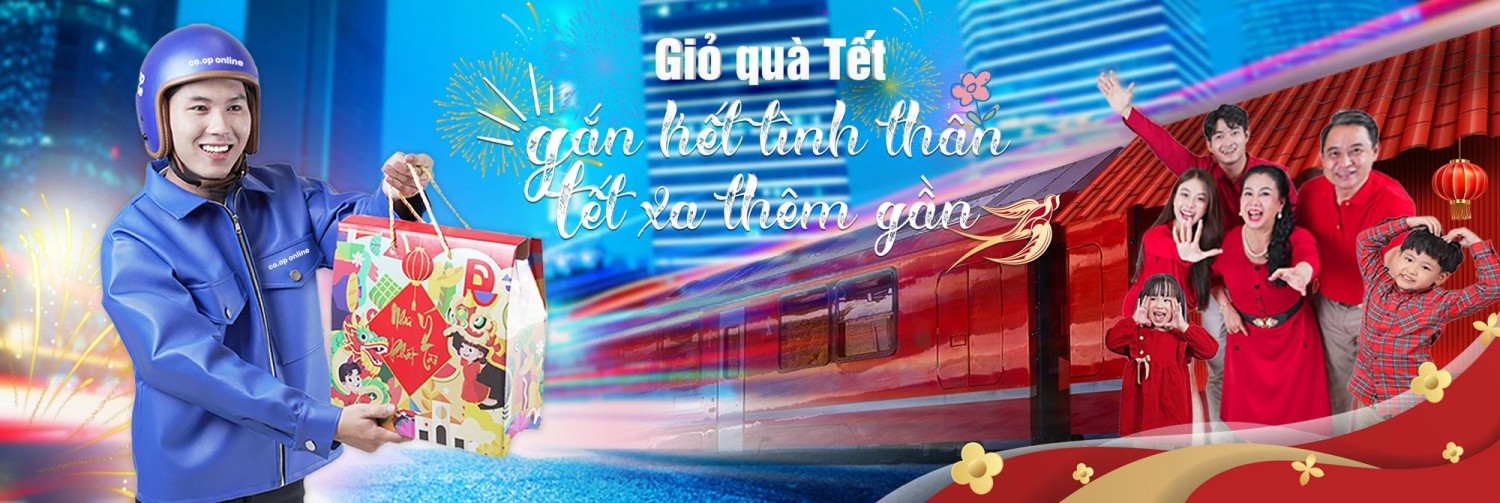 Giỏ quà Tết Gắn kết tình thân – Tết xa thêm gần