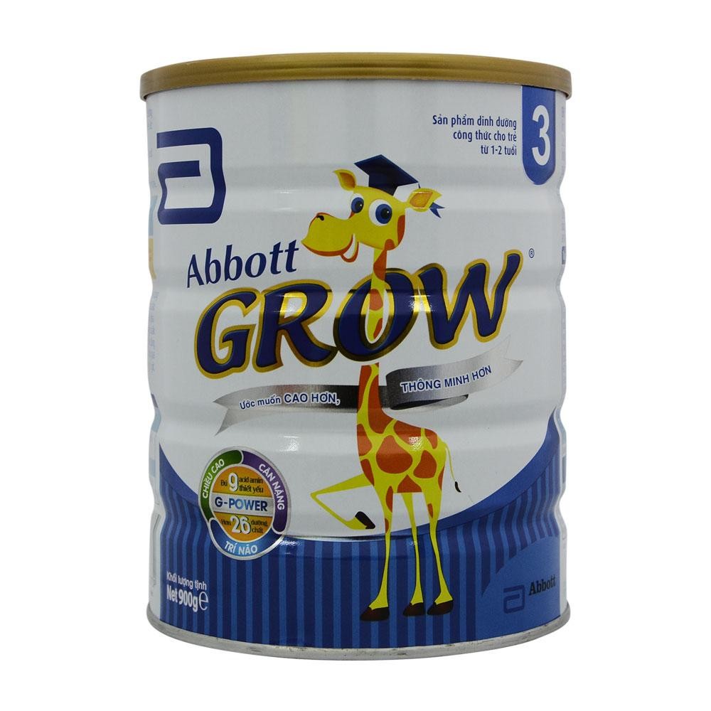 Sản phẩm dinh dưỡng công thức Grow 3+ hộp thiếc 900g
