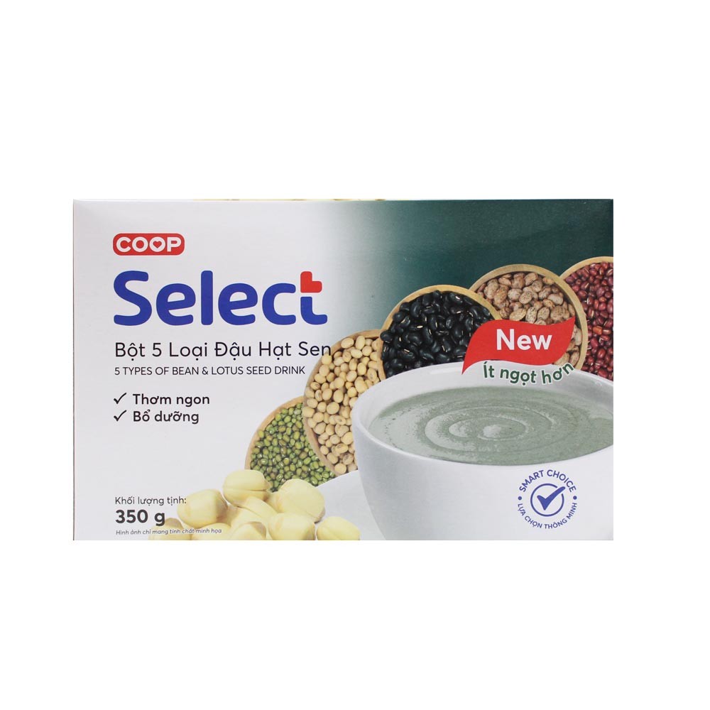 Bột 5 loại đậu hạt sen 350g